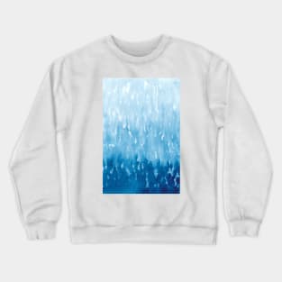 Abstract Blue Watercolor painting Crewneck Sweatshirt